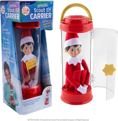 Elf On The Shelf - Official Scout Elf Carrier for Family Adventures - Perfect for Holiday Fun