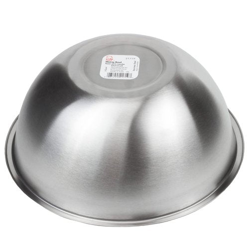 Chef Craft Brushed Mixing Bowl, 8-Quart, Stainless Steel