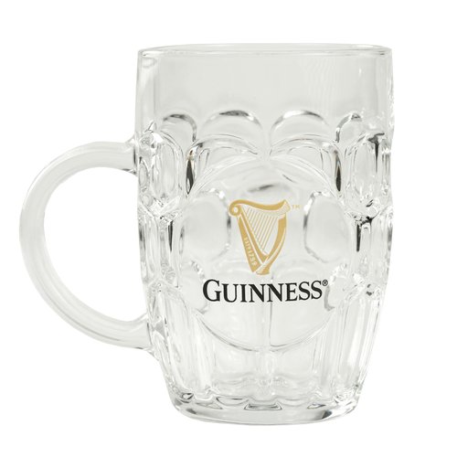 LORD'S ROCKS Guinness 20oz Beer Glasses Twin Pack Tankards Compatible | Certified Official Merchandise | Ideal gift for Beer Lovers