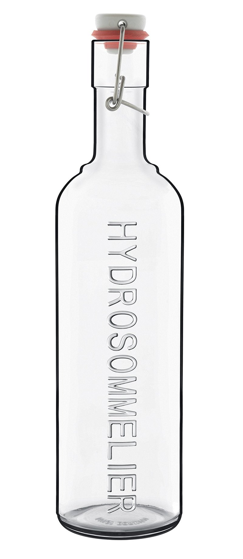 Luigi Bormioli Pictura Hydro Sommelier Bottle, 34-Ounce, Clear