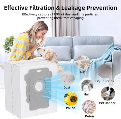iRobot Replacement Vacuum Bags - 14 Pack for i7+, i8+, i1+, i3+, i4+, i5+, j6, j7, s9+ | Automatic Dirt Disposal