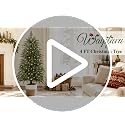 Waipfaru 4FT 2-Pcs Dark Green Cypress Artificial Christmas Trees in Woven Baskets - Outdoor/Indoor