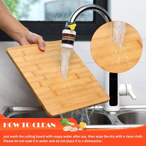 AWIZOM 12 Pack Bamboo Cutting Boards for Kitchen 11.5x9.8" Wooden Chopping Boards Bamboo Charcuterie Boards Wood Serving Boards Trays for Customized, Personalized Engraving Presents(0.39" Thick)