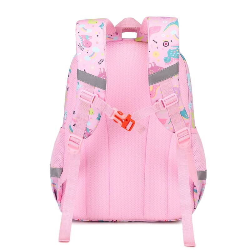 Youngsing Girls backpack,Backpack for Girls,Lightweight Strawberry Print Kids Backpack Elementary Middle School Bag