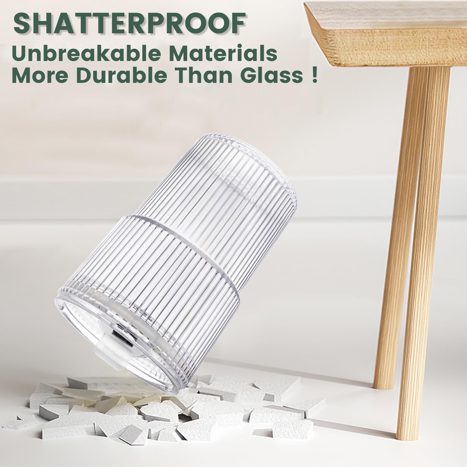 HIGIINC Iced Coffee Cups With Lids and Straws 4 Pcs, 16 OZ Unbreakable Glasses Drinking Set,Clear Plastic Cups Reusable Iced Coffee Tumbler with Lid and Straw, To Go Coffee Cups Dishwasher Safe