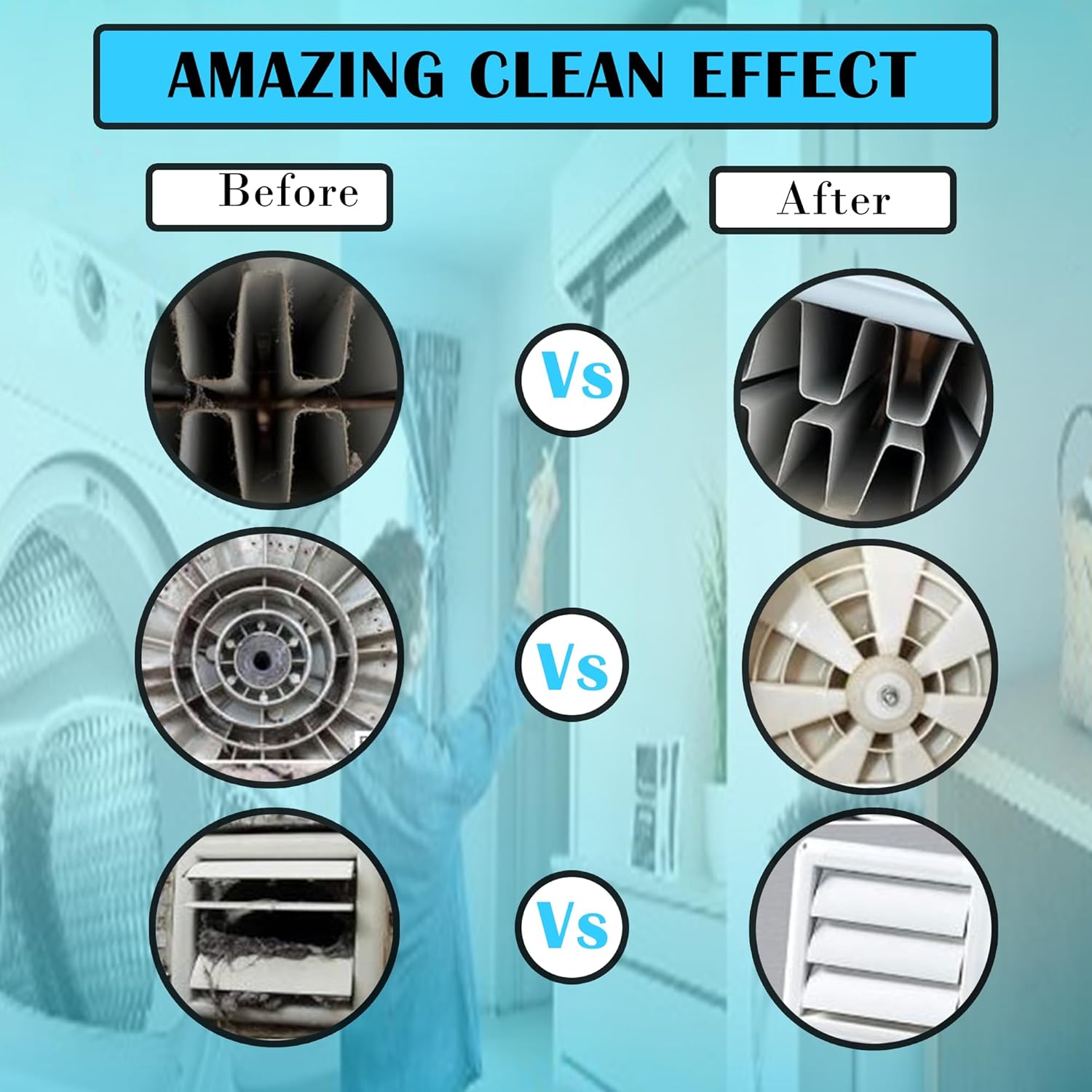 Skiennix Dryer Vent Cleaner Kit - 2 Piece Lint Brush & Vacuum Hose Attachment for Dyson V7-V15