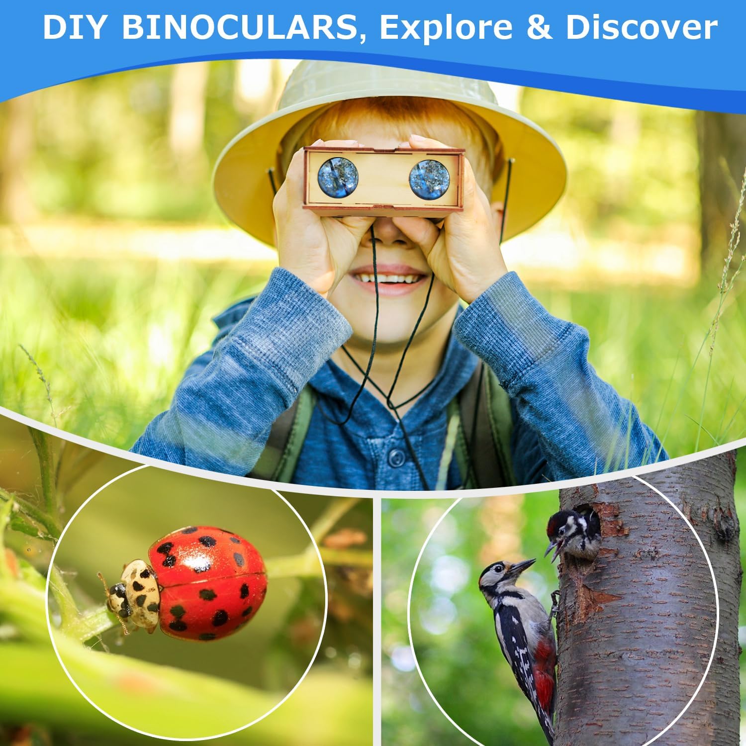 Poraxy 6 in 1 STEM Kits for Kids | Educational Science Building Projects & 3D Wooden Puzzles | Ages 8-13