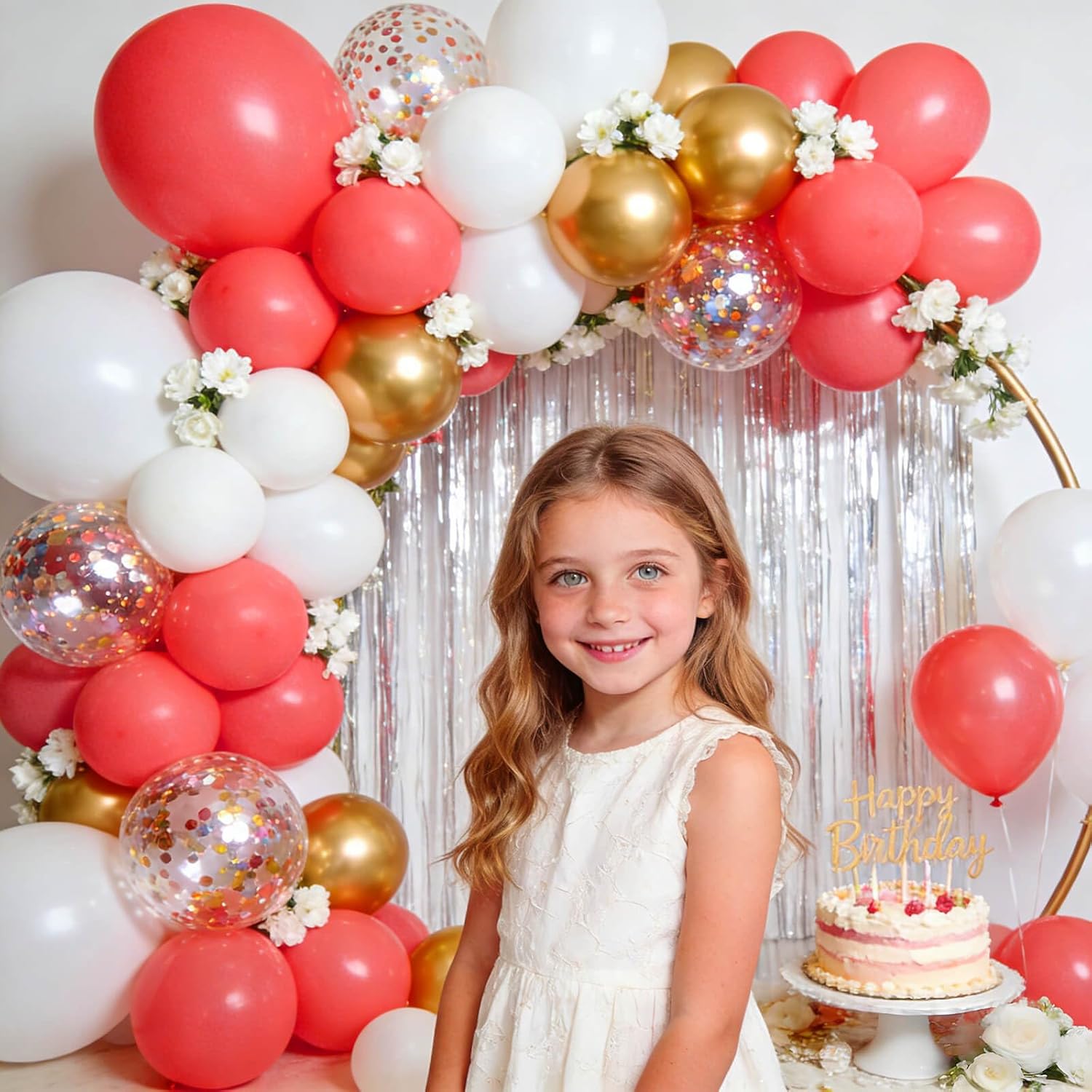 Pastel Red Latex Balloons by [Brand Name] - 110pcs 12-Inch Balloons for Birthday Party & Baby Shower
