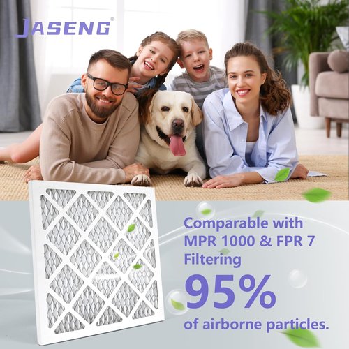 MERV 11 Air Filters by [Brand Name] - 12x12x1 HVAC Replacement Filters | 6 Pack, High Efficiency Filtering