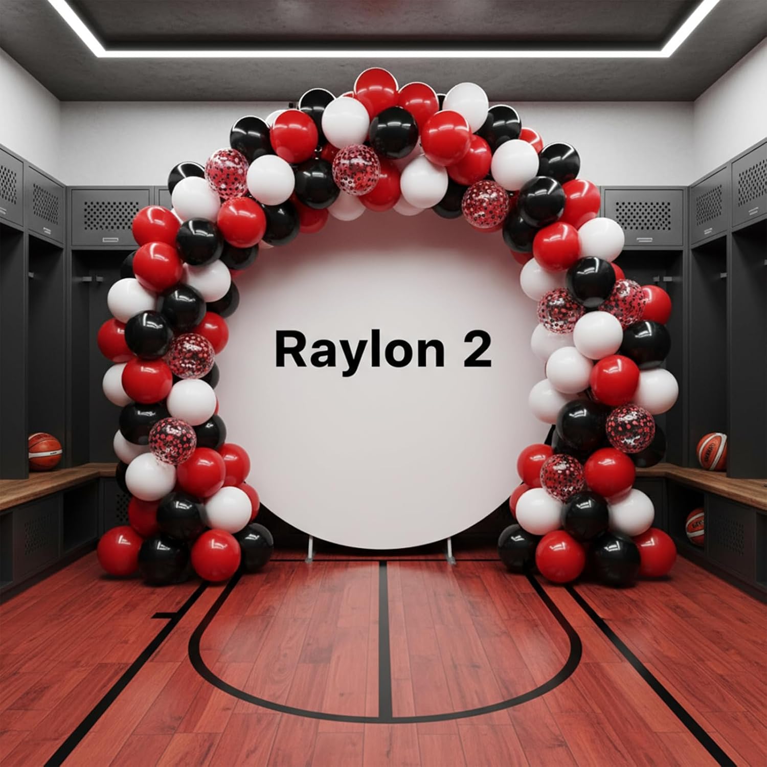 Red and Black Balloons - 60PCS 12 Inch Metallic Confetti for Birthday, Wedding & Baby Shower Decor