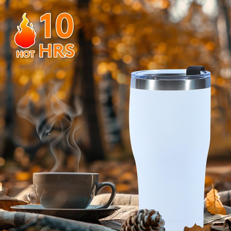 Dongni 20oz Tumbler with Lid Stainless Steel Tumblers Bulk, Double Wall Vacuum Insulated Coffee Travel Mug Powder Coated Tumbler（Mix 12 pack）