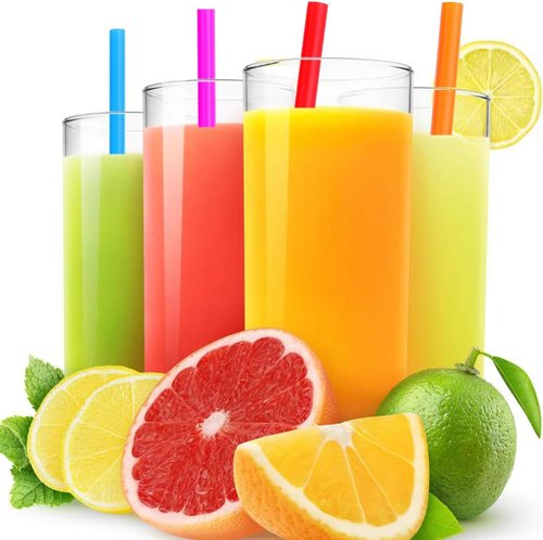 Jumbo Smoothie Straws （200pcs）, Colorful Disposable Wide-mouthed Large Straw