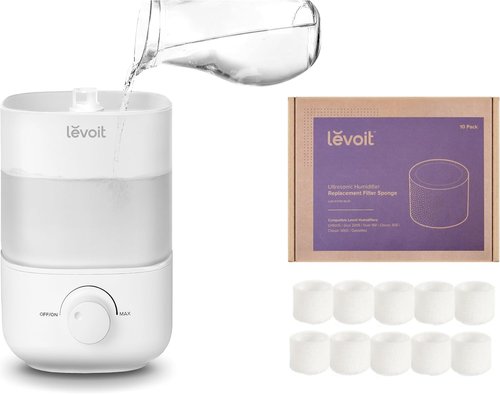 LEVOIT Top Fill Humidifier - 10 Pack Replacement Filters for Enhanced Moisture Control