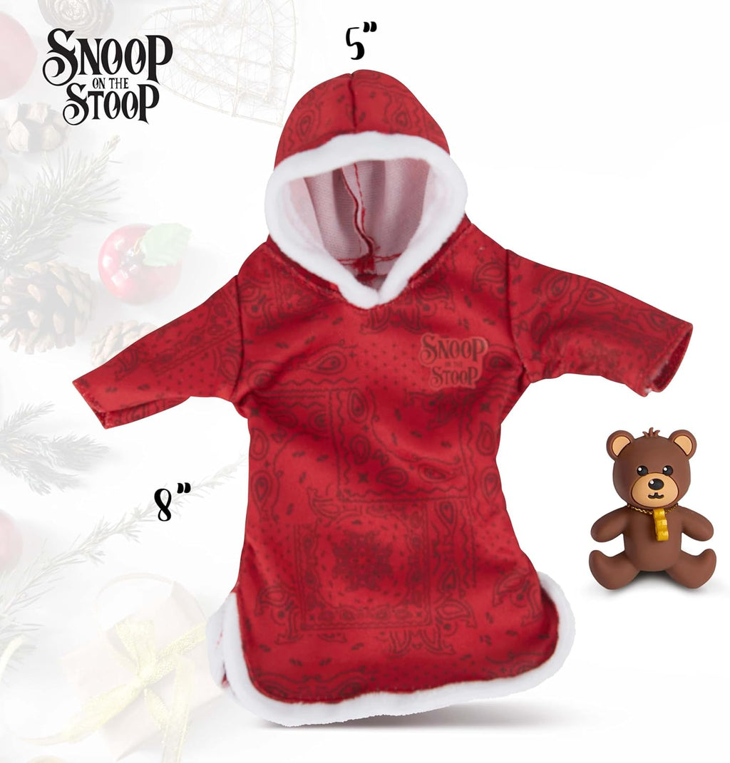 Snoop Dogg Pajama Expansion Pack - Red Robe with Teddy Bear for Cozy Nights | Perfect Secret Santa Gift