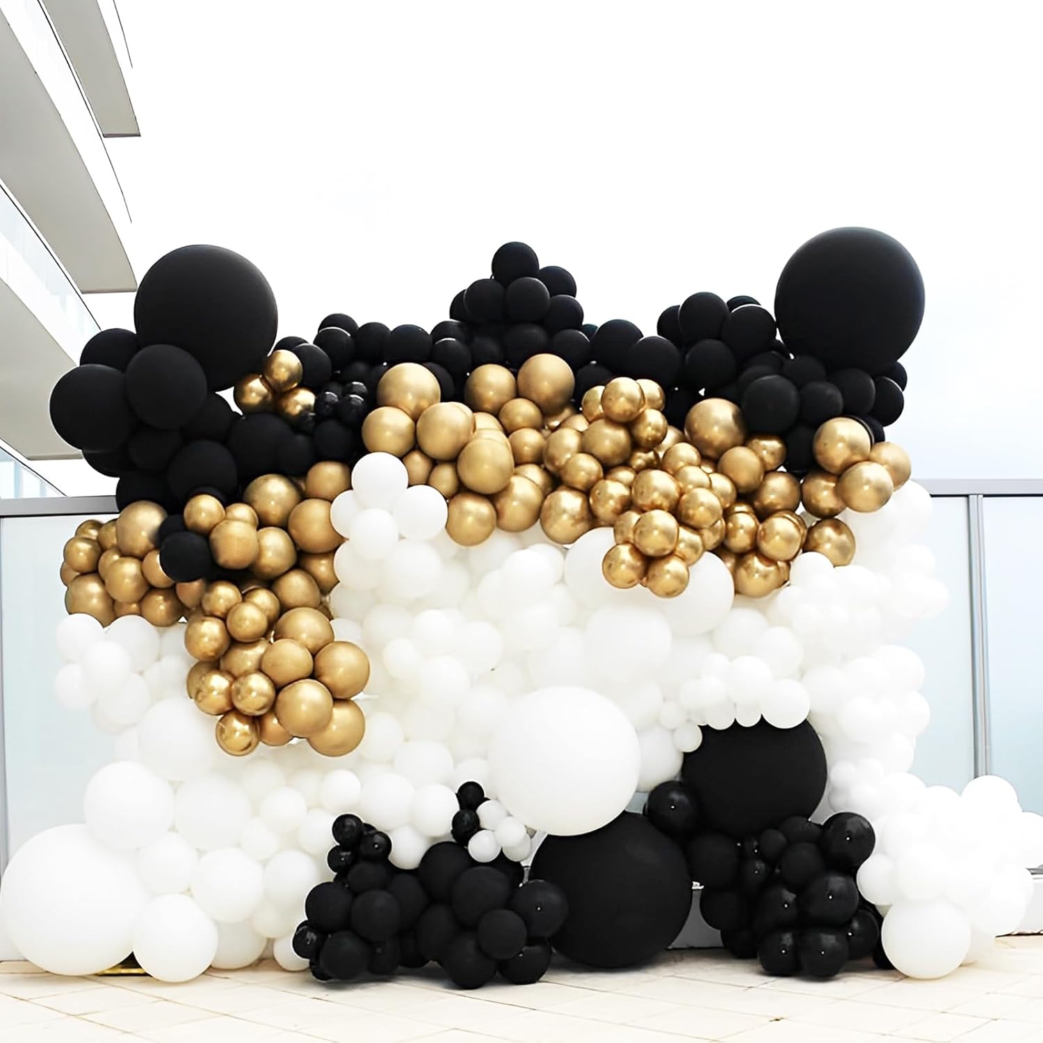 Voircoloria Black Balloons - 12-Inch Latex Balloons | 66-Pack for Graduation, Weddings & Parties