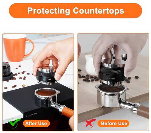 Espresso Tamper Mat Coffee Tamping - Food grade Silicone Coffee Tamping Mat for Espresso Machine Accessories, Tamp Mat for Barista Tools