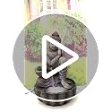 32-Inch Sitting Buddha Water Fountain with LED Lights for Indoor Outdoor