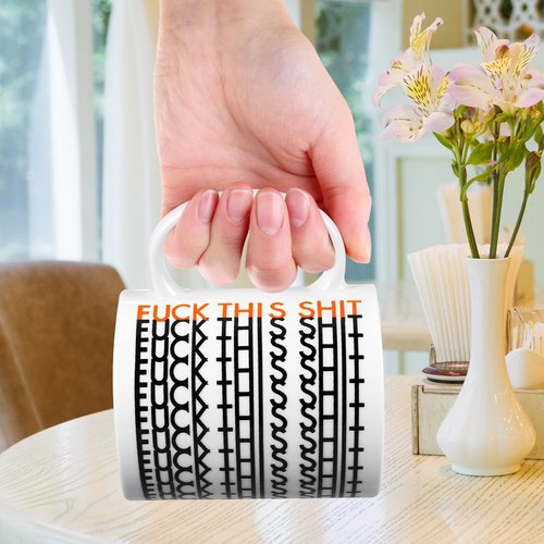 Funny Birthday Gifts for Women Men, Gag Gifts, White Elephant Gifts for Adults，Hidden Message Coffee Mug，Unique Office Prank for Work Coworkers Christmas