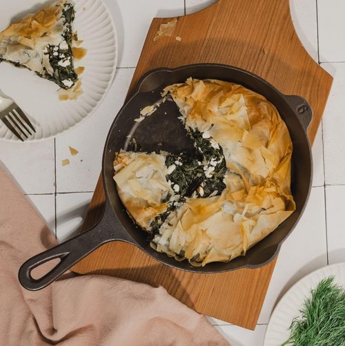 Lancaster Cast Iron Skillet - Pre-Seasoned 8.75-Inch Frying Pan | Made in the USA