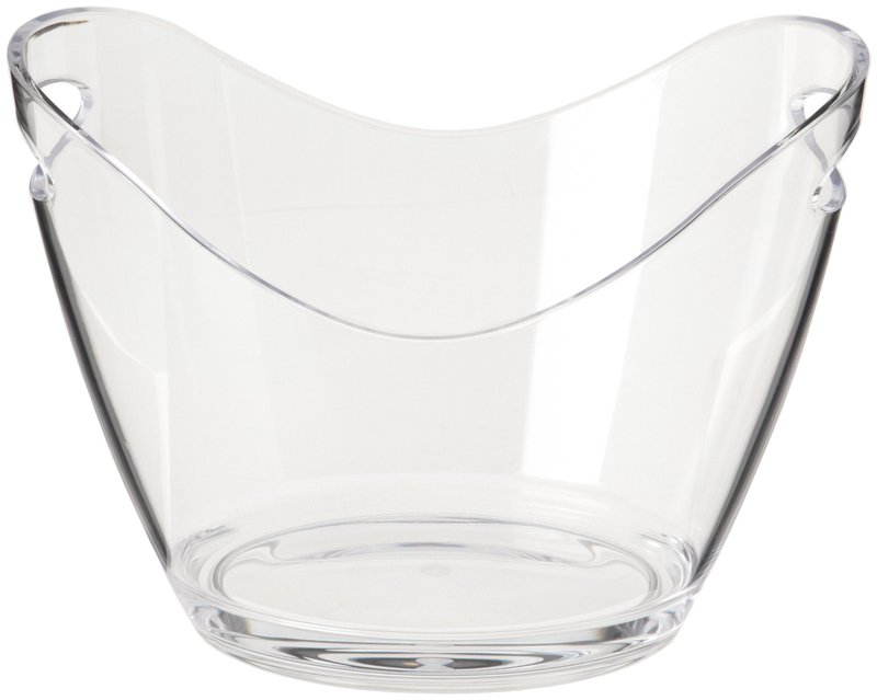 Prodyne Vino Gondola Wine Bucket, Clear, 10 1/2" x 8" x 7 3/4"