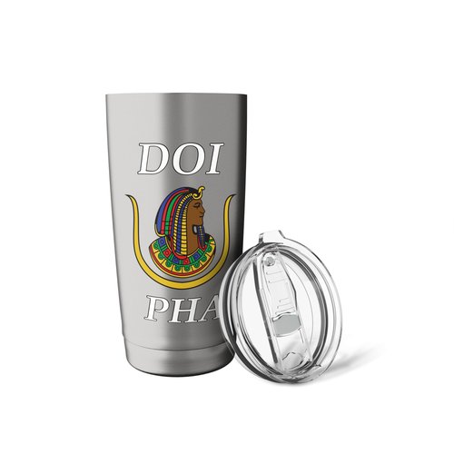 DOI PHA Daughters of Isis OES Sister Prince Hall Court Stainless Steel Insulated Tumbler