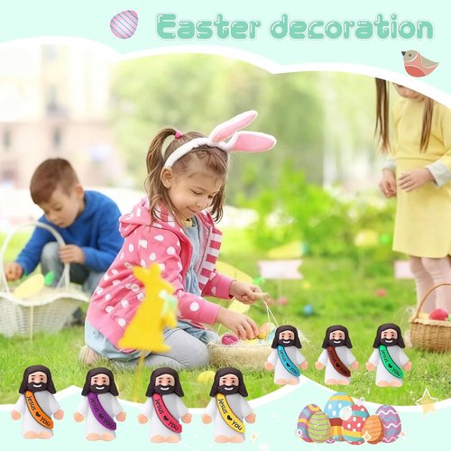 AKFAHOIF Mini Jesus Figurines - 40pcs Nativity Decor for Religious Gifts | Perfect for Christmas
