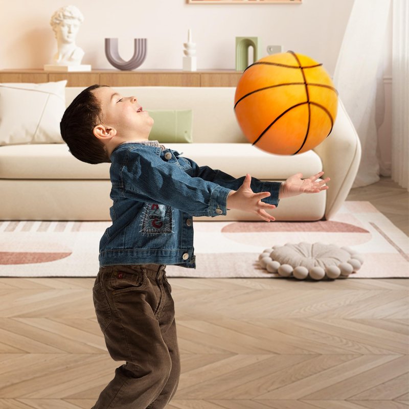 OurHonor Basketball Pillow, Basketball Plush 11.8", Basketball Stuffed Animal, Fluffy Cute 3D Stuffed Sports Ball Plushies Room Decor Games Gift for Kids and Adults