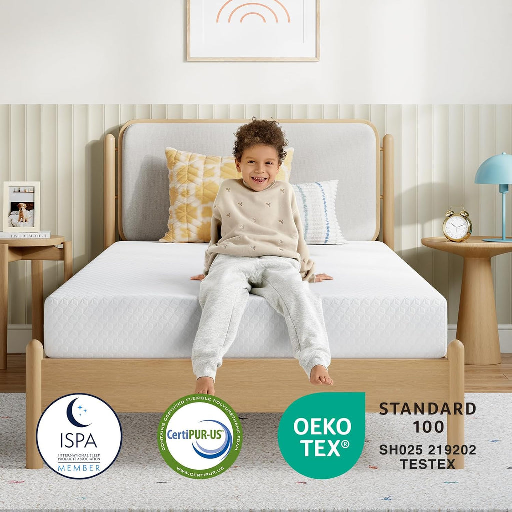 Novilla 8 Inch Queen Memory Foam Mattress - Breathable Comfort & High-Density Support for Pressure Relief