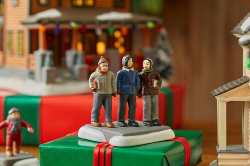 Department 56 | A Christmas Story Village Accessories | C'mon Guys Wait Up Figurine Set - 2.5 Inch, Multicolor