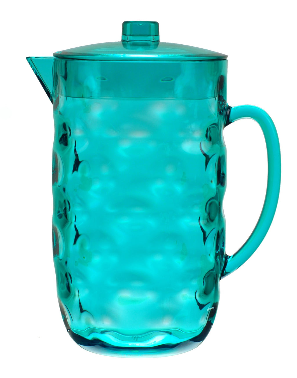 QG Acrylic Plastic Pitcher with Lid BPA Free - Great for Iced Tea & Water - Blue - 0.63 Gallon / 80 oz. / 2.5 Quart