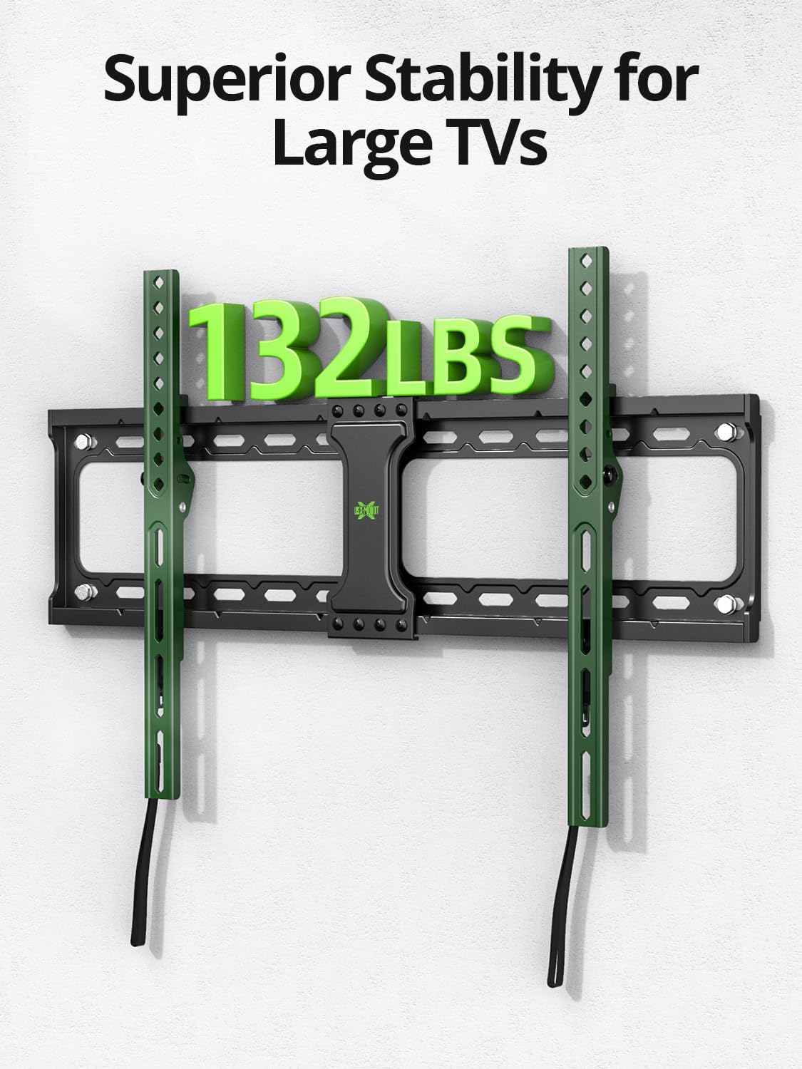 USX MOUNT Full Motion TV Wall Mount - Fits 32-70 Inch TVs Up to 99 lbs | Tilting Design for Flat & Curved Screens