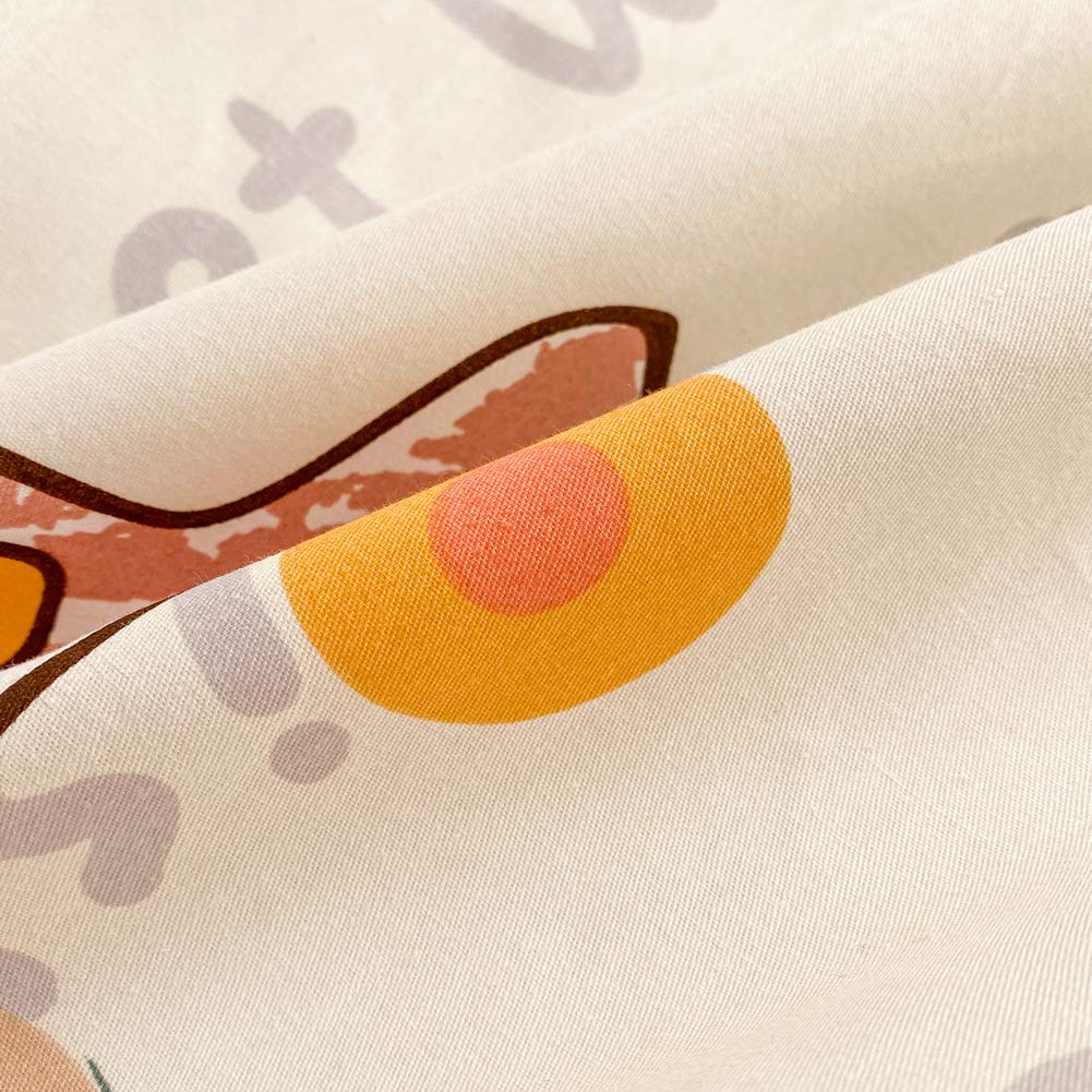 BlueBlue Cars Duvet Cover Set Twin 100% Cotton Bedding for Kids Boys Girls Teens Transportation Car Airplane Truck on Cream White 1 Cartoon Comforter Cover with Zipper Ties 2 Pillowcases Twin