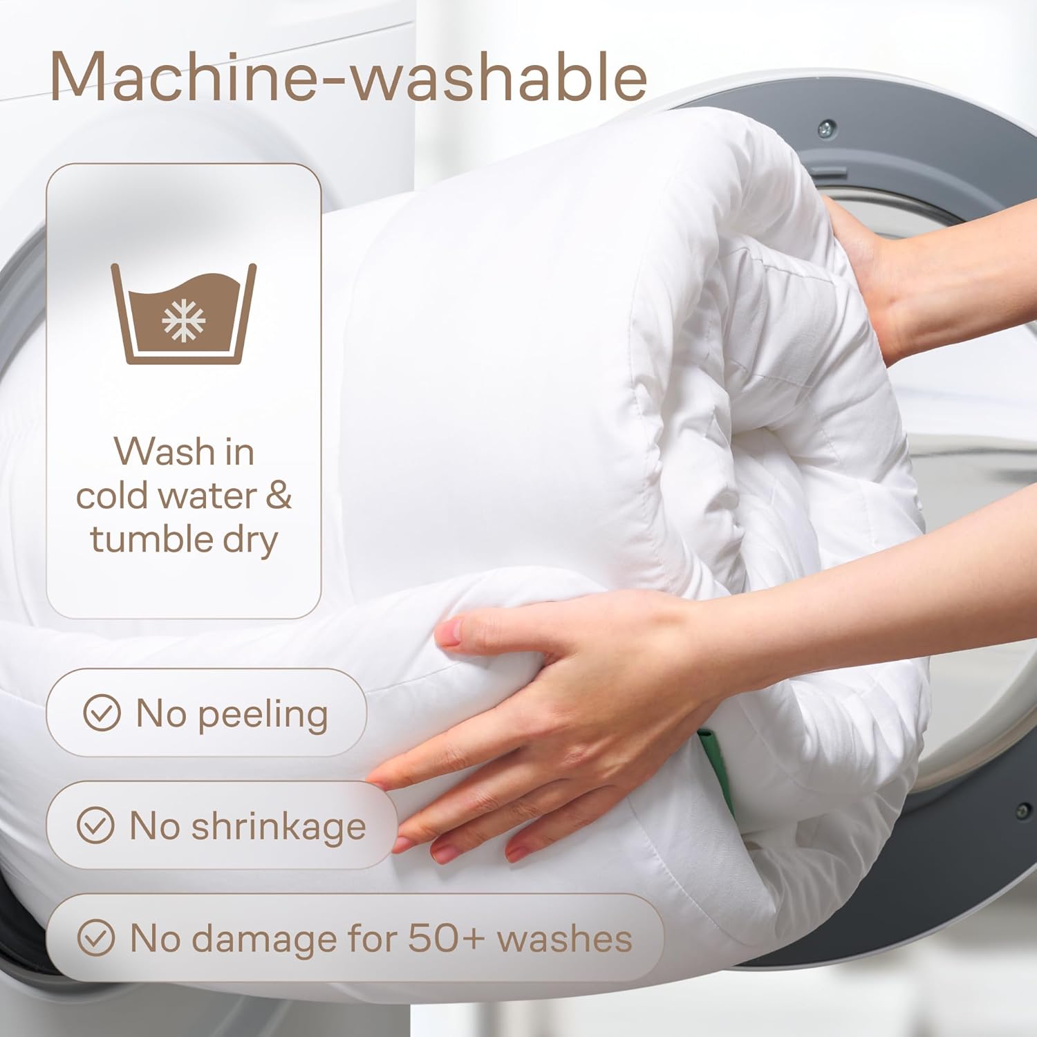 Ultra Soft Twin Mattress Topper - Cloud-Like Comfort for Full Back Support - Breathable Cooling Material, White