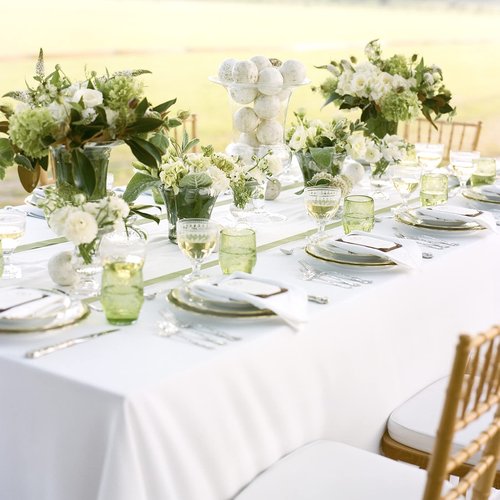 6 Pack 60 x 126 Inch Tablecloth, White Polyester Tablecloth for 8 Ft Rectangle Tables, Stain and Wrinkle Resistant Washable Fabric Table Cover for Wedding Party Dining Buffet Parties or Camping