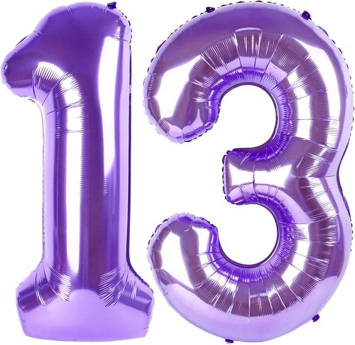40 Inch Purple Number Balloon by [Brand Name] - Happy Birthday Decoration for Kids & Adults | Perfect for Weddings & Anniversaries