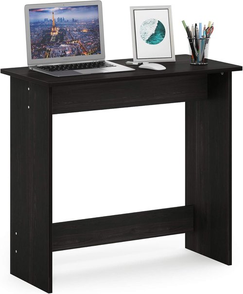 FURINNO Simplistic Study Table - Stylish Espresso Finish for Modern Workspaces