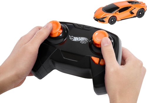 Hot Wheels | Remote-Control Lamborghini Revuelto RC Toy Car - 1:64 Scale, USB Rechargeable, Turbo Boost for Races & Stunts