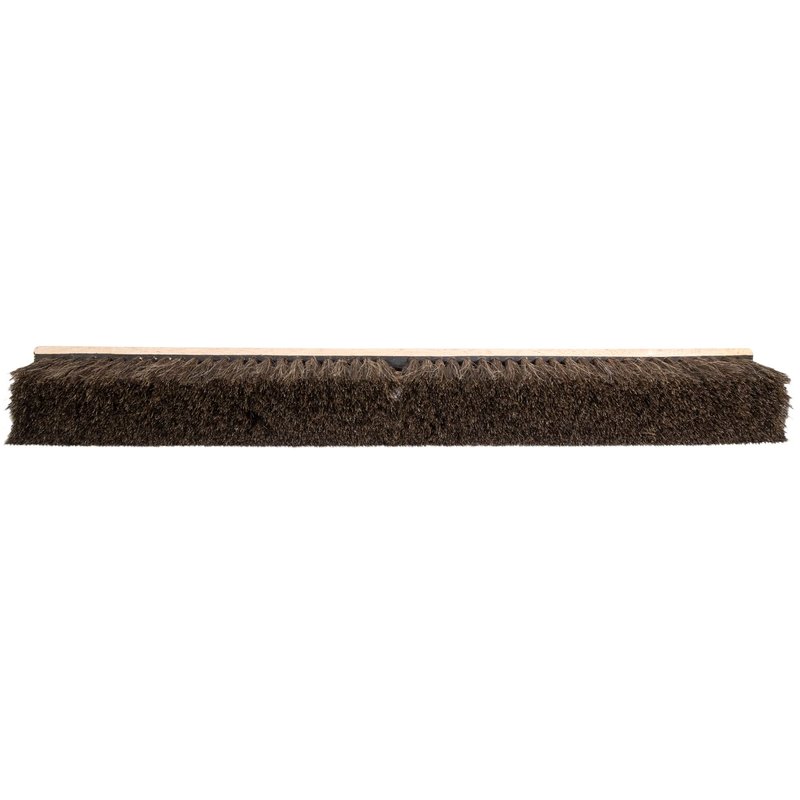 Wide Block Horsehair Broom, Concrete, 24 inch, Natural Horsehair, Wide Wood Block, Brush, Made in The USA, 6442