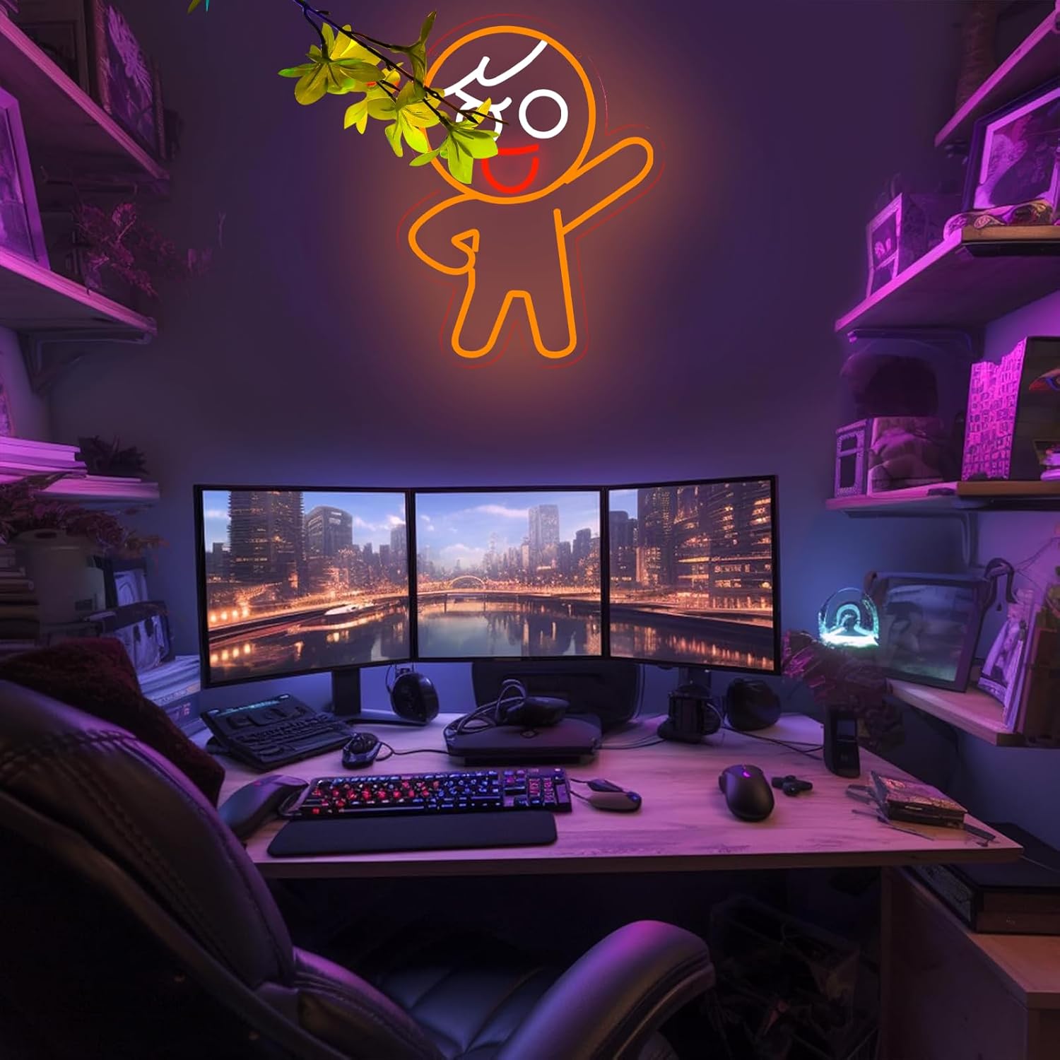 Skiennix LED Neon Sign - Game Wall Art Decor for Teen Boys & Girls | Perfect Gift Idea