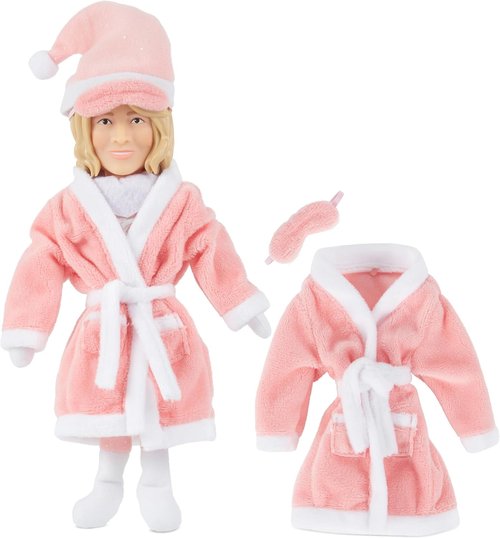 Martha Stewart Plush Robe & Sleep Mask Expansion Pack | Perfect Secret Santa Gift & Collectible