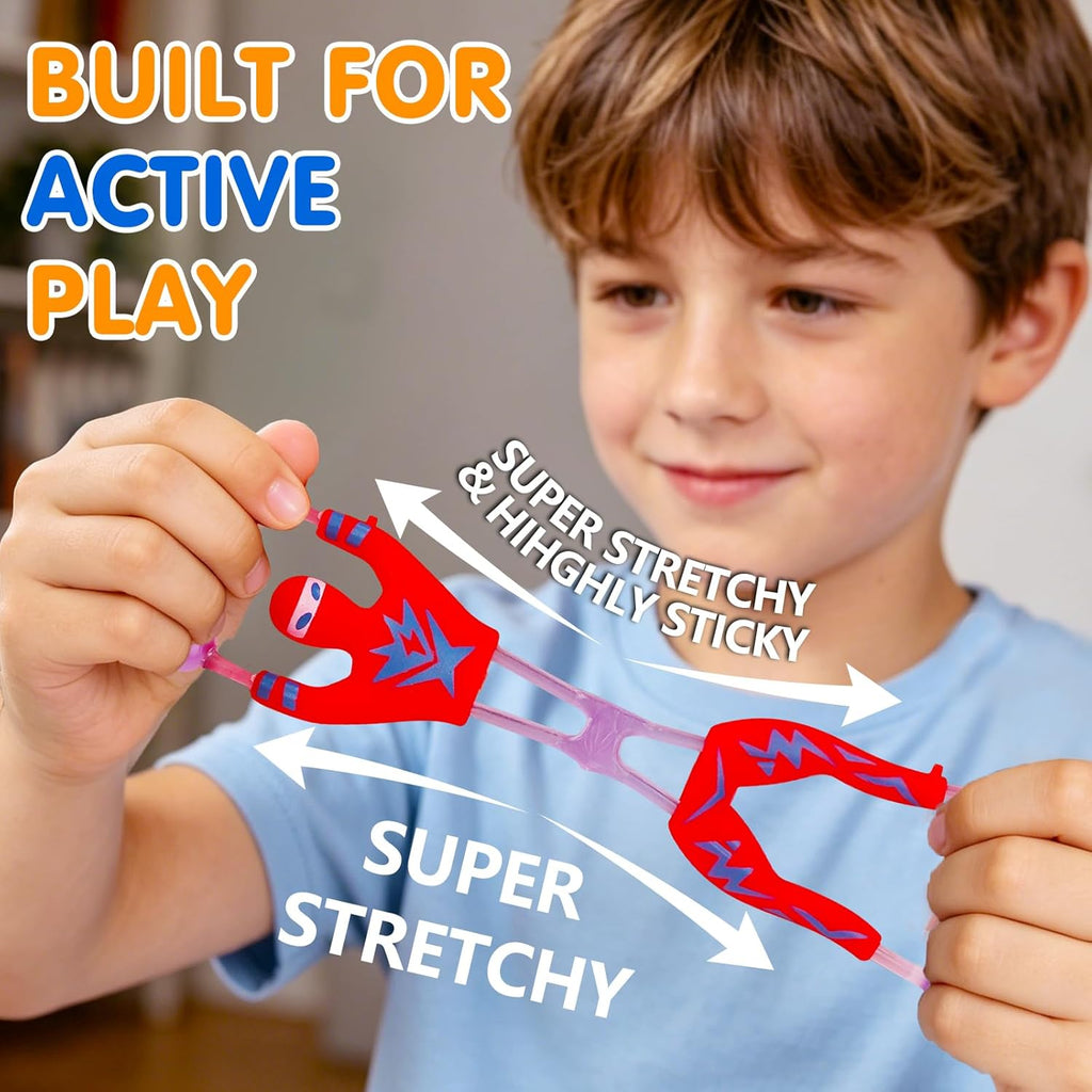 Skiennix 35PCS Sticky Wall Climbers - Fun Ninja Party Favors for Kids | Ideal Birthday Goodie Bag Stuffers