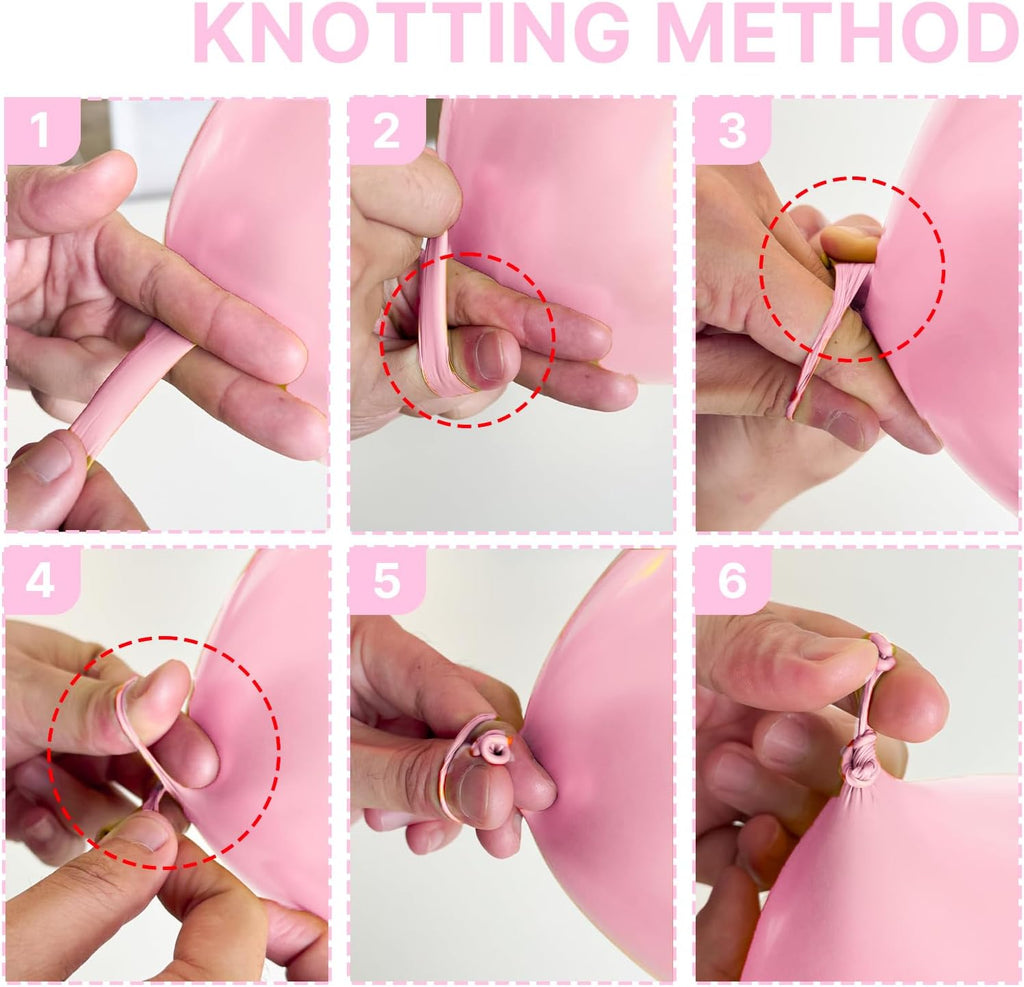 PartyWoo Baby Pink Balloons - 36 Inch Pastel Latex Helium Balloons for Baby Showers & Celebrations