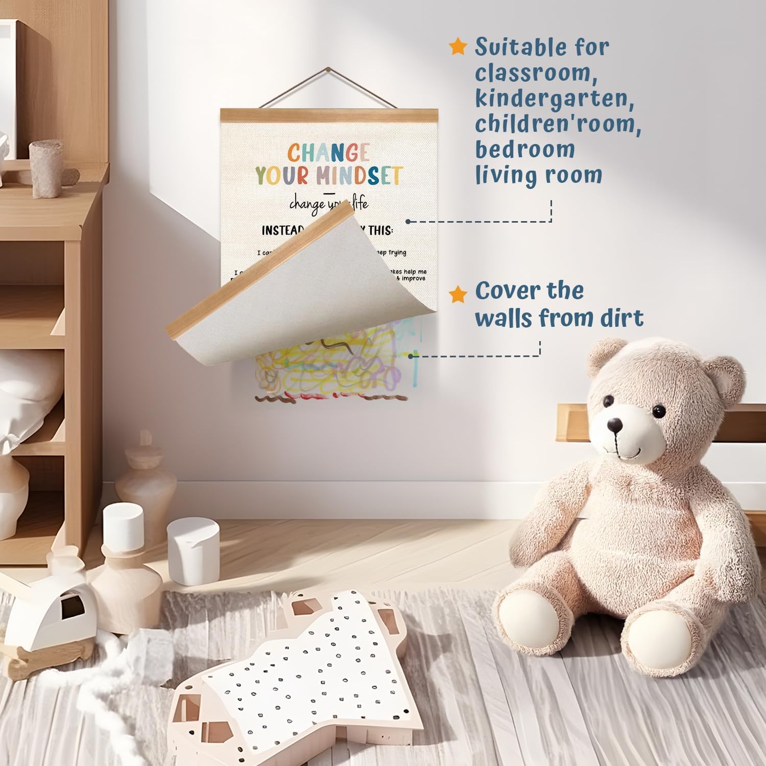 ZTGDA Mental Health Poster - Motivational Wall Art for Therapy & Counseling Offices | 12x16 Inch