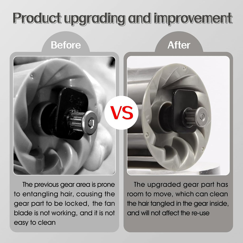 Shark Pet Hair Power Brush Tool - Upgraded Attachment for Navigator Lift-Away Vacuums | Gray
