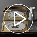 Trophable Set of 6 Gold Woven Heat-Resistant Placemats - Stylish Table Decor