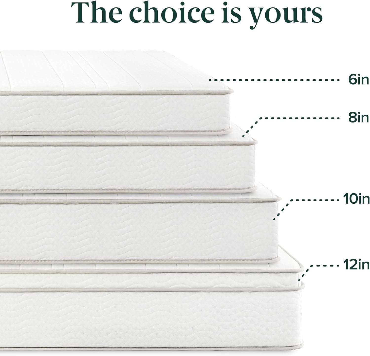 Zinus 6 Inch Hybrid Mattress - Medium Firmness, Durable Support, Twin Size, Certified Safe Foams