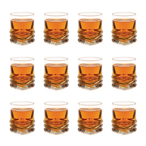 Vikko Shot Glasses, 2.75 Ounce Shot Glass Set of 12 Small Liquor and Spirit Glasses, Durable Tequila Shot Glasses For Alcohol and Espresso Shots