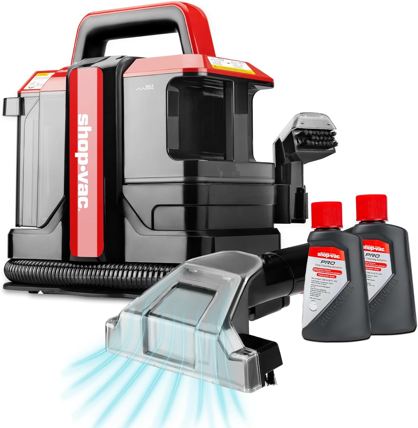 Shop-Vac Portable Carpet Cleaner - Powerful Spot Cleaner for Pet Stains | Lightweight Design with Two Solutions