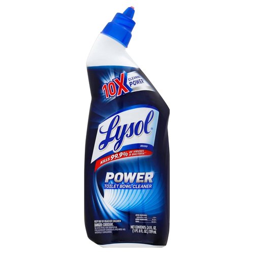 Lysol Disinfectant Toilet Bowl Cleaner - Powerful Germ-Killing Formula | 24 Oz