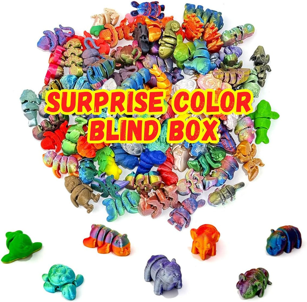 Skiennix 2025 Christmas Advent Calendar - Mini 3D Printed Animal Set for Kids | 24 Days of Fun Gifts